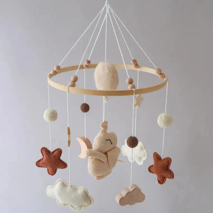 Elephant Mobile – Magical baby room decoration with floating elephant